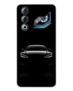 Чохол для ZTE Nubia Neo 3 GT з картинкою «Силует Tesla Night»