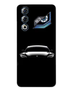 Чохол для ZTE Nubia Neo 3 GT з картинкою «Фари Tesla Night»