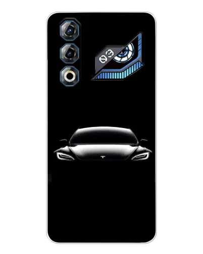 Чохол для ZTE Nubia Neo 3 GT з картинкою «Фари Tesla Night» Чохол для ZTE Nubia Neo 3 GT з картинкою «Фари Tesla Night»