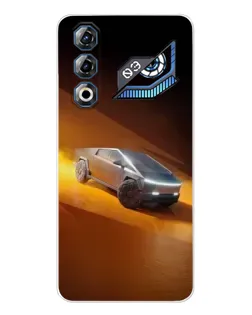 Чохол для ZTE Nubia Neo 3 GT з картинкою «Cybertruck у пустелі»