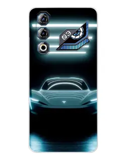 Чохол для ZTE Nubia Neo 3 GT з картинкою «Tesla в неоні»