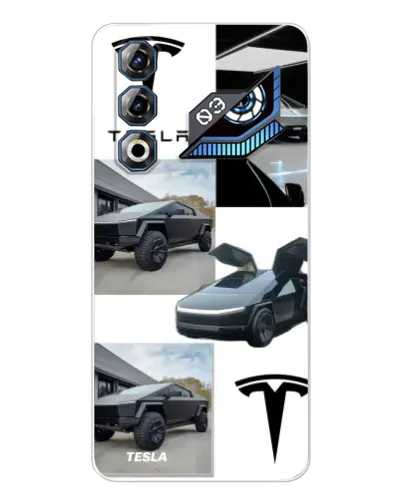 Чохол для ZTE Nubia Neo 3 GT з картинкою «Колаж Cybertruck Tesla» Чохол для ZTE Nubia Neo 3 GT з картинкою «Колаж Cybertruck Tesla»