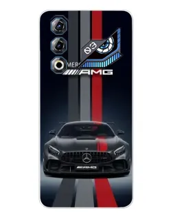 Чохол для ZTE Nubia Neo 3 GT з картинкою «Mercedes — білий карбон»