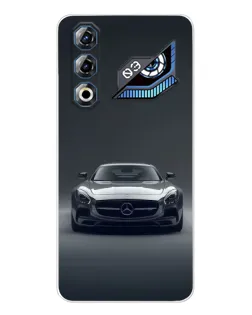Чехол для ZTE Nubia Neo 3 GT с картинкой «Mercedes на черном»