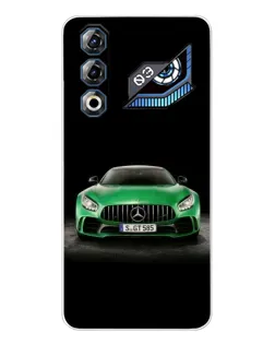 Чехол для ZTE Nubia Neo 3 GT с картинкой «Mercedes — неоновый лого»