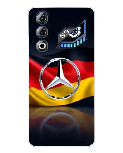 Чехол для ZTE Nubia Neo 3 GT с картинкой «Mercedes — флаг Германии»