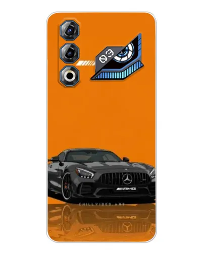 Чехол для ZTE Nubia Neo 3 GT с картинкой «Оранжевый Mercedes AMG»