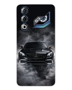Чехол для ZTE Nubia Neo 3 GT с картинкой «Mercedes в дыму»