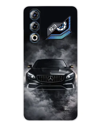 Чехол для ZTE Nubia Neo 3 GT с картинкой «Mercedes в дыму»