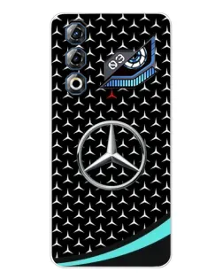 Чехол для ZTE Nubia Neo 3 GT с картинкой «Mercedes — бирюзовый акцент»