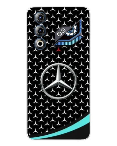 Чехол для ZTE Nubia Neo 3 GT с картинкой «Mercedes — бирюзовый акцент»