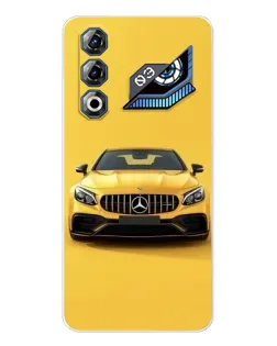 Чехол для ZTE Nubia Neo 3 GT с картинкой «Желтый Mercedes GT»