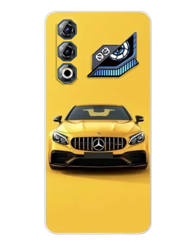 Чехол для ZTE Nubia Neo 3 GT с картинкой «Желтый Mercedes GT»
