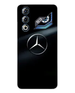 Чохол для ZTE Nubia Neo 3 GT з картинкою «Mercedes на металі»