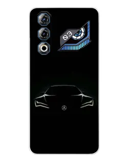 Чохол для ZTE Nubia Neo 3 GT з картинкою «Mercedes — силует авто»