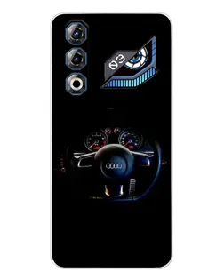 Чохол для ZTE Nubia Neo 3 GT з картинкою «Салон Audi — кермо»