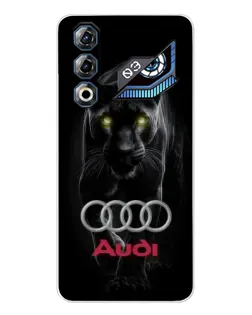 Чохол для ZTE Nubia Neo 3 GT з картинкою «Пантера та Audi»
