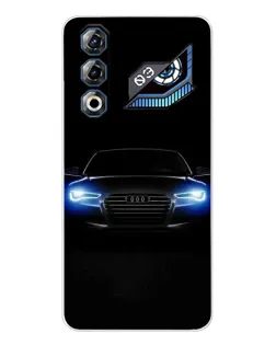 Чохол для ZTE Nubia Neo 3 GT з картинкою «Audi в неоні»