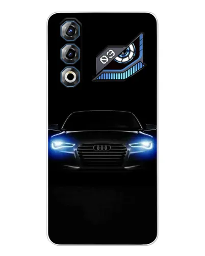 Чохол для ZTE Nubia Neo 3 GT з картинкою «Audi в неоні»