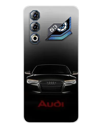 Чохол для ZTE Nubia Neo 3 GT з картинкою «Audi — градієнтний контур»
