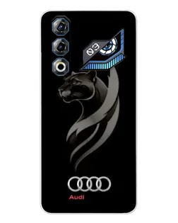 Чохол для ZTE Nubia Neo 3 GT з картинкою «Графіка — пантера та Audi»