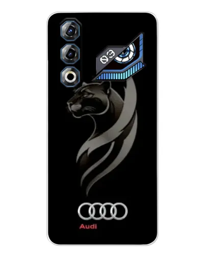 Чохол для ZTE Nubia Neo 3 GT з картинкою «Графіка — пантера та Audi»