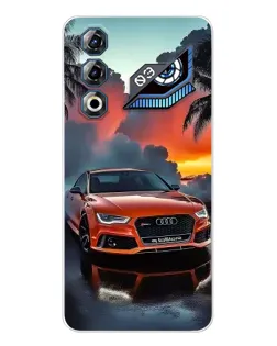 Чохол для ZTE Nubia Neo 3 GT з картинкою «Audi — захід сонця»