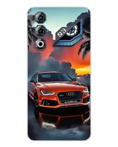 Чохол для ZTE Nubia Neo 3 GT з картинкою «Audi — захід сонця»
