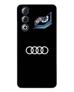 Чохол для ZTE Nubia Neo 3 GT з картинкою «Audi White Logo»