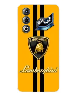Чохол для ZTE Nubia Neo 3 GT з картинкою «Lamborghini Stripe жовтий»