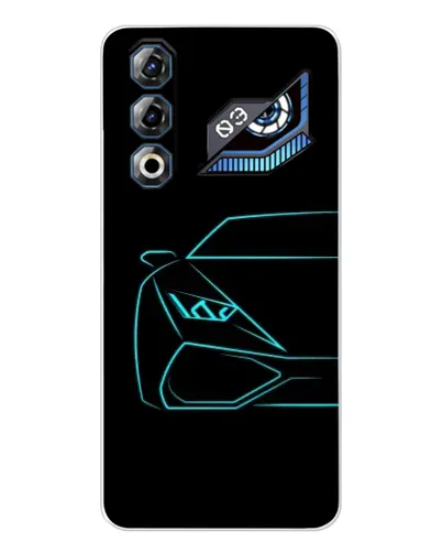 Чехол для ZTE Nubia Neo 3 GT с картинкой «Голубой силуэт Lamborghini» Чехол для ZTE Nubia Neo 3 GT с картинкой «Голубой силуэт Lamborghini»