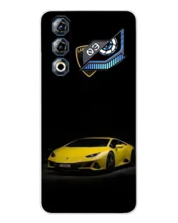Чехол для ZTE Nubia Neo 3 GT с картинкой «Lamborghini желтый акцент»