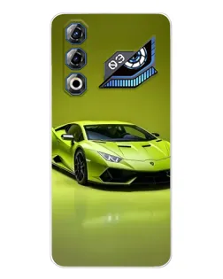 Чехол для ZTE Nubia Neo 3 GT с картинкой «Салатовый Lamborghini Huracan»