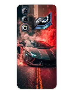 Чехол для ZTE Nubia Neo 3 GT с картинкой «Lamborghini красный дым»
