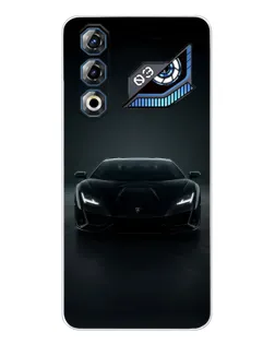 Чехол для ZTE Nubia Neo 3 GT с картинкой «Черный Lamborghini Aventador»