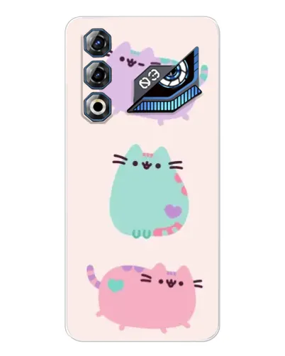 Чехол для ZTE Nubia Neo 3 GT с картинкой «Pusheen трио» Чехол для ZTE Nubia Neo 3 GT с картинкой «Pusheen трио»