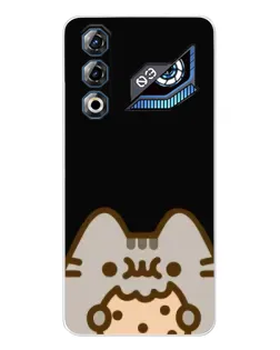 Чехол для ZTE Nubia Neo 3 GT с картинкой «Пушин на черном»
