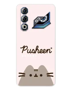 Чехол для ZTE Nubia Neo 3 GT с картинкой «Pusheen логотип»