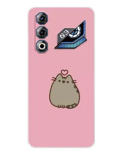 Чехол для ZTE Nubia Neo 3 GT с картинкой «Pusheen сердце»