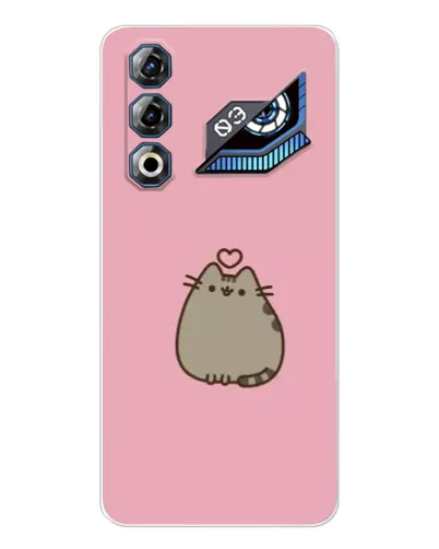 Чехол для ZTE Nubia Neo 3 GT с картинкой «Pusheen сердце» Чехол для ZTE Nubia Neo 3 GT с картинкой «Pusheen сердце»