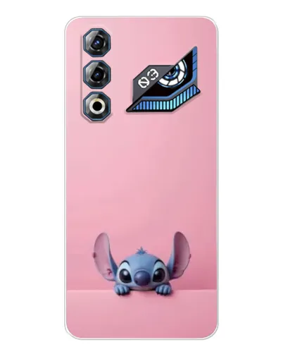 Чехол для ZTE Nubia Neo 3 GT с картинкой «Stitch выглядывает»