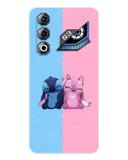 Чехол для ZTE Nubia Neo 3 GT с картинкой «Stitch и Angel Love»