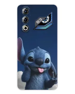 Чехол для ZTE Nubia Neo 3 GT с картинкой «Стич в облаках»