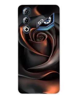 Чохол для ZTE Nubia Neo 3 GT з картинкою «Шовкова чорна троянда»