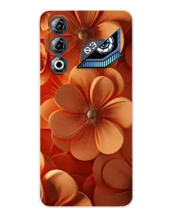 Чохол для ZTE Nubia Neo 3 GT з картинкою «Помаранчева макро квітка»