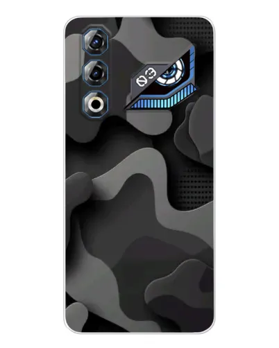 Чохол для ZTE Nubia Neo 3 GT з картинкою «Темний абстрактний камуфляж»