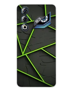 Чохол для ZTE Nubia Neo 3 GT з картинкою «Зелені геометричні лінії»