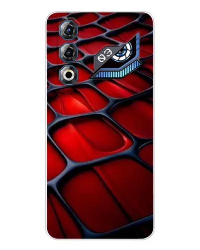 Чохол для ZTE Nubia Neo 3 GT з картинкою «Червона глянцева сітка»