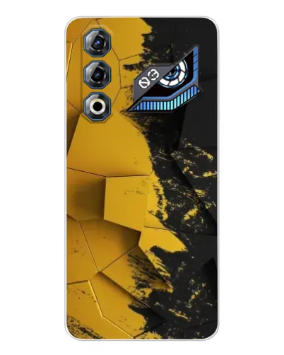 Чохол для ZTE Nubia Neo 3 GT з картинкою «Золоті уламки геометрії»