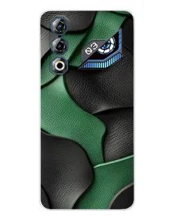 Чохол для ZTE Nubia Neo 3 GT з картинкою «Зелені шкіряні хвилі»